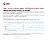 Start a conversation about portfolio diversification