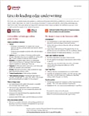 Leading-edge underwriting flier