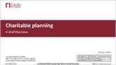 Charitable Planning Overview Presentation
