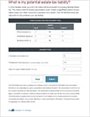 Tax liability calculator