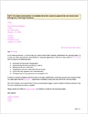 Sample Trustee letter