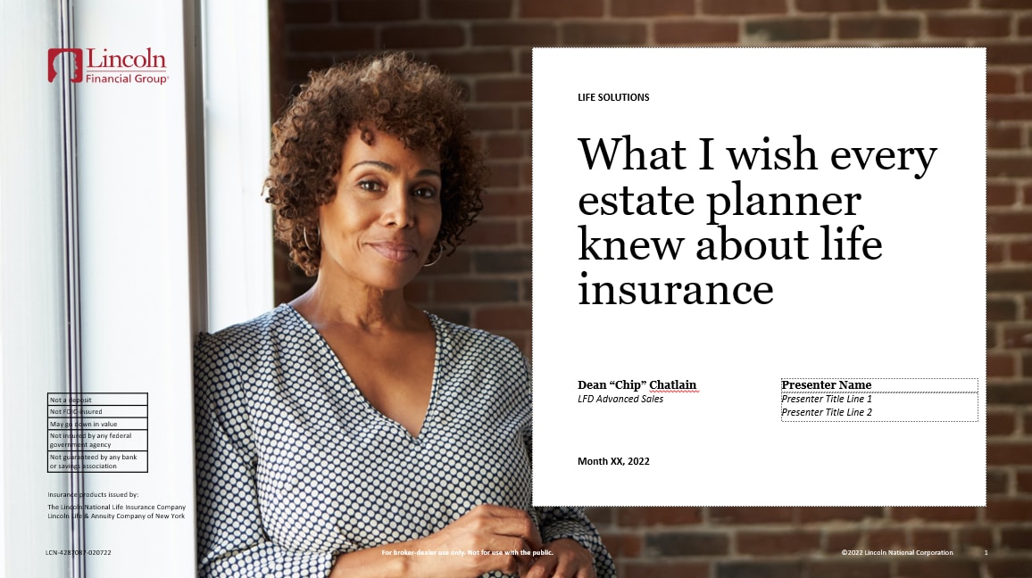 Presentation: What I wish every estate planner knew about life insurance