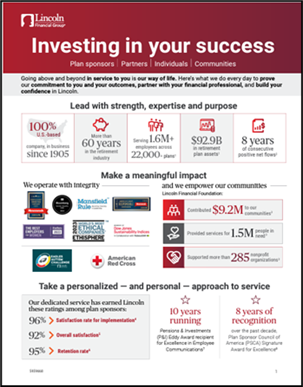 Investing in your success flier