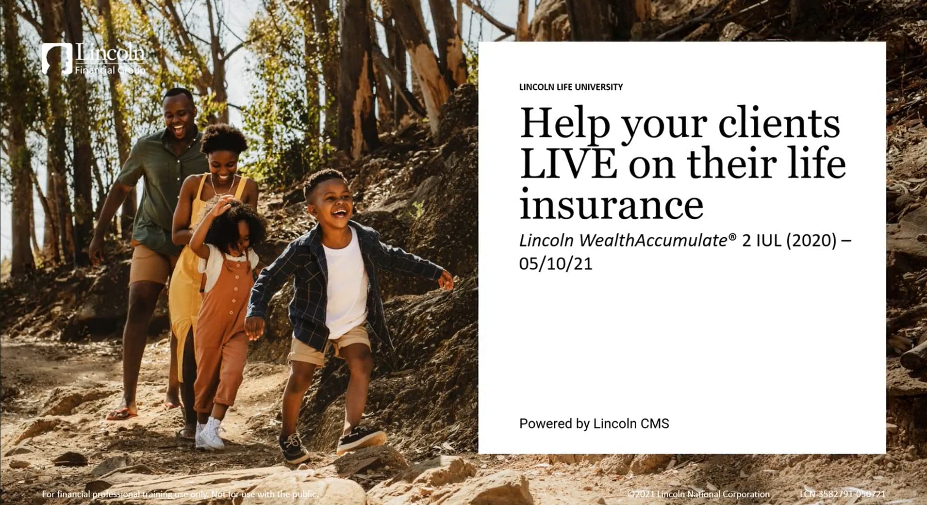 Help your clients LIVE on their life insurance