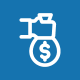 hand holding money icon