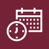 clock and calendar icon
