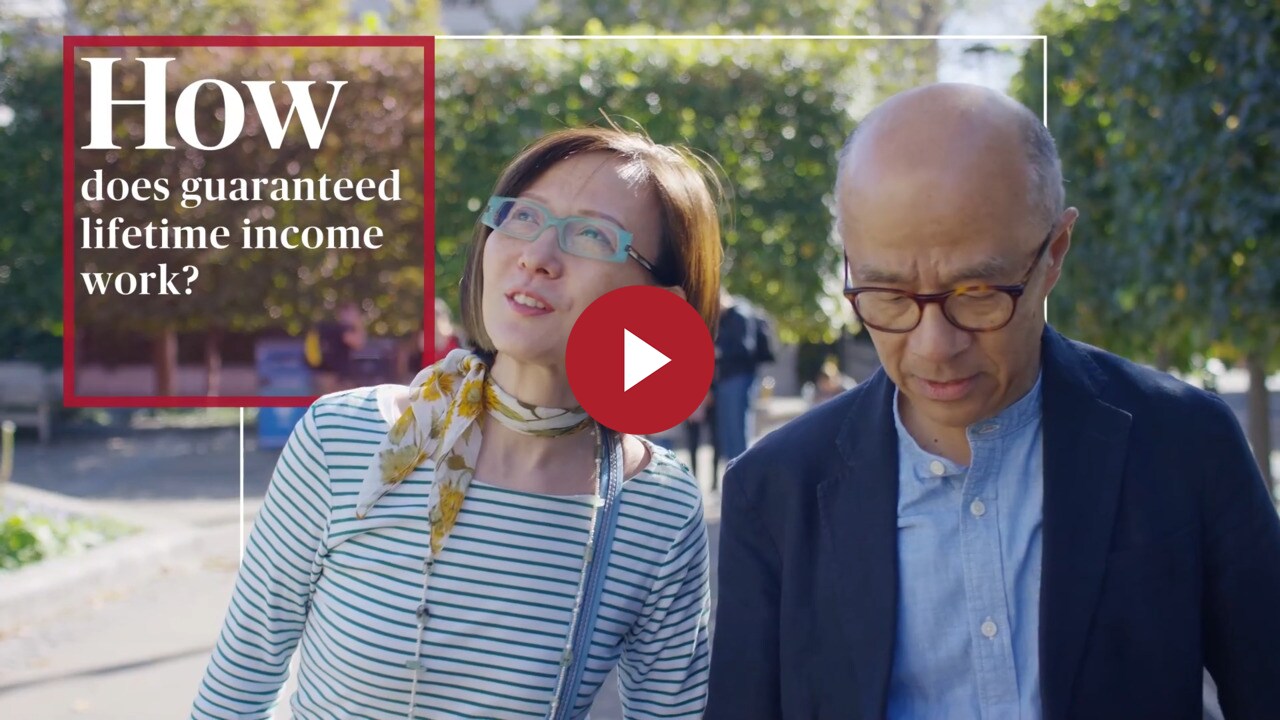 Watch this video to learn how guaranteed lifetime income works