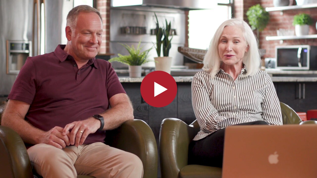 Watch a video of James and Olivia talking about how lifetime income can help keep them doing the things they love